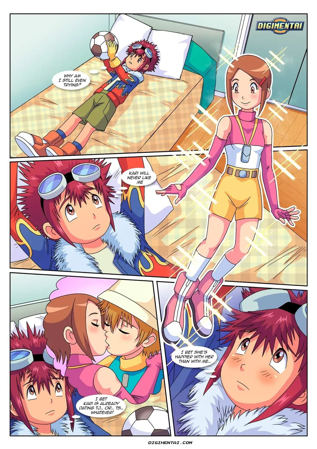 Palcomix The Love of a Hopeless Romantic Digimon Adventure 02 - Image 2