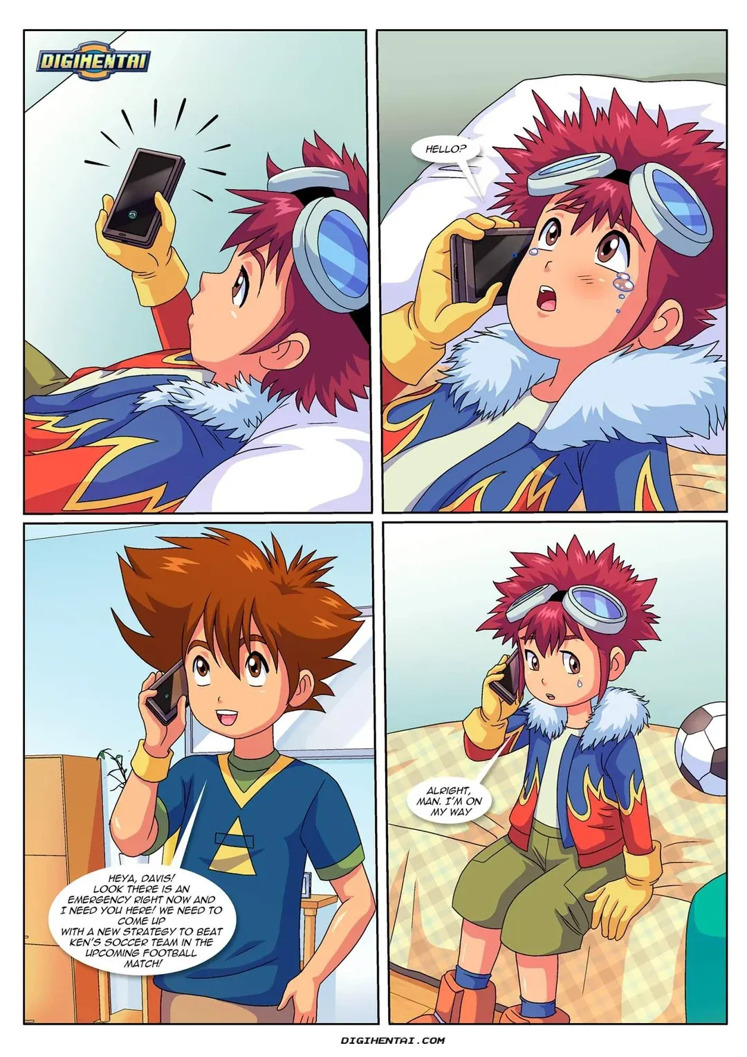 Palcomix The Love of a Hopeless Romantic Digimon Adventure 02 - Image 3