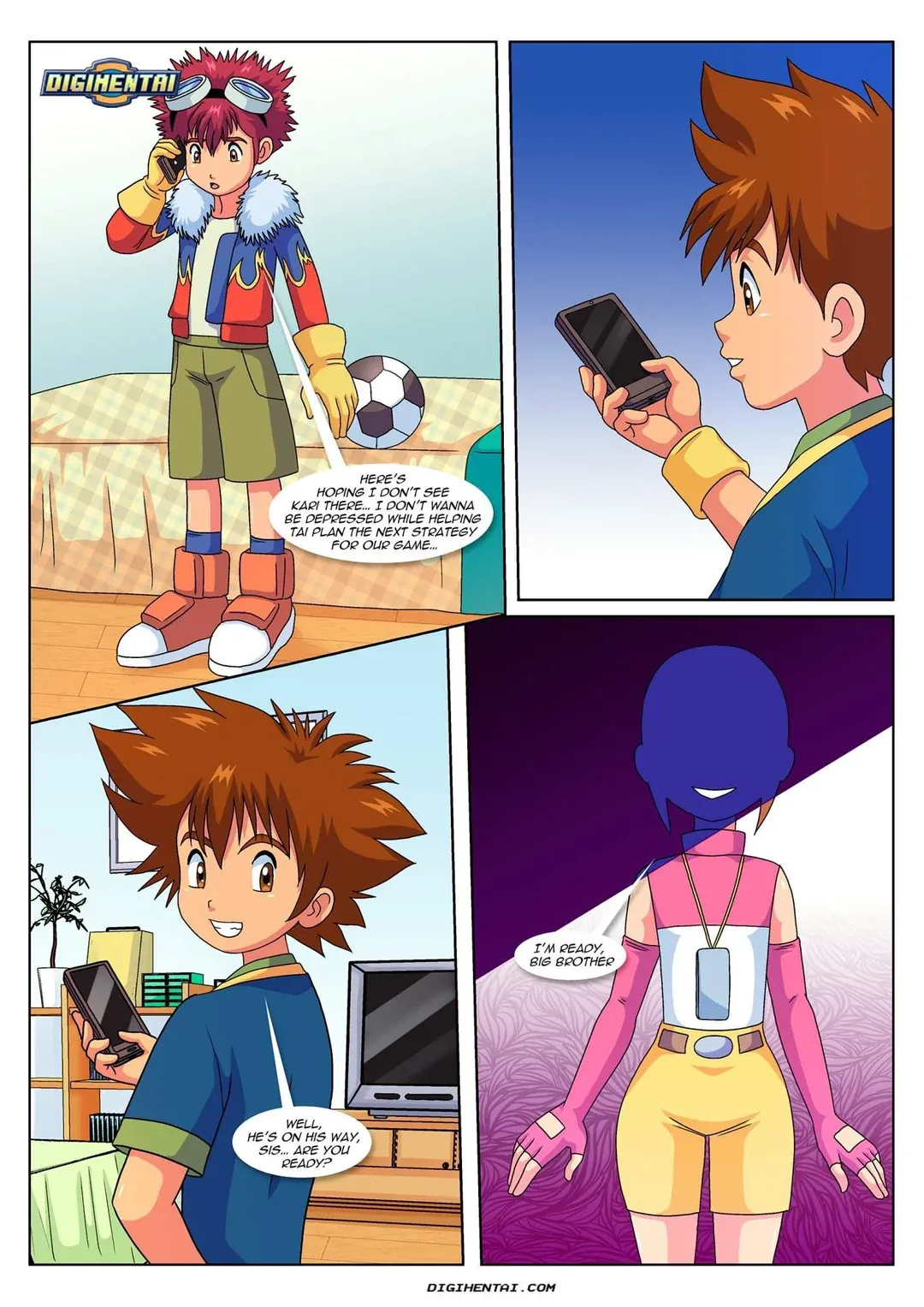 Palcomix The Love of a Hopeless Romantic Digimon Adventure 02 - Image 4