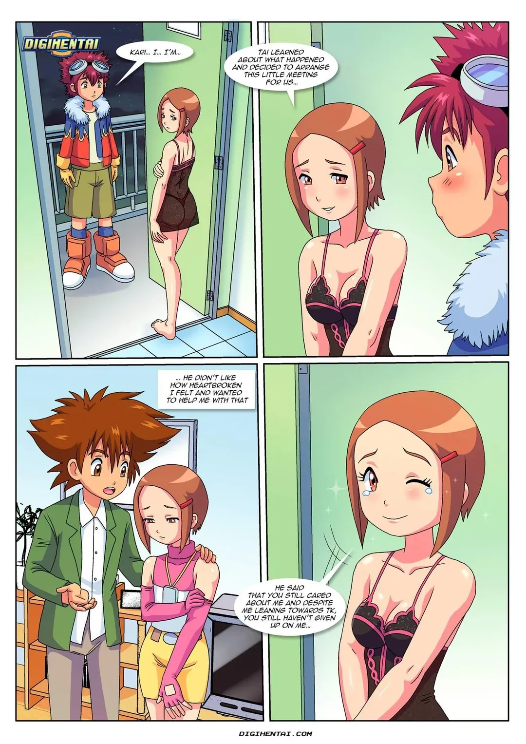 Palcomix The Love of a Hopeless Romantic Digimon Adventure 02 - Image 8