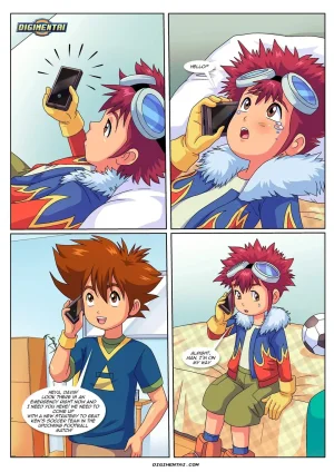 Palcomix The Love of a Hopeless Romantic Digimon Adventure 02 - Page 3