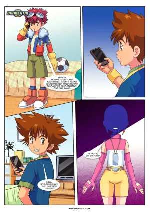 Palcomix The Love of a Hopeless Romantic Digimon Adventure 02 - Page 4