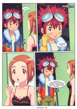 Palcomix The Love of a Hopeless Romantic Digimon Adventure 02 - Page 9