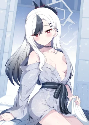 Pandagaippiki. Komi Zumiko Onsen Kayoko to Amatoro Ecchi Kayoko to Sensei ga Onamiseshiau Ohanashi Blue Archive English SDTLs Digital - Page 32