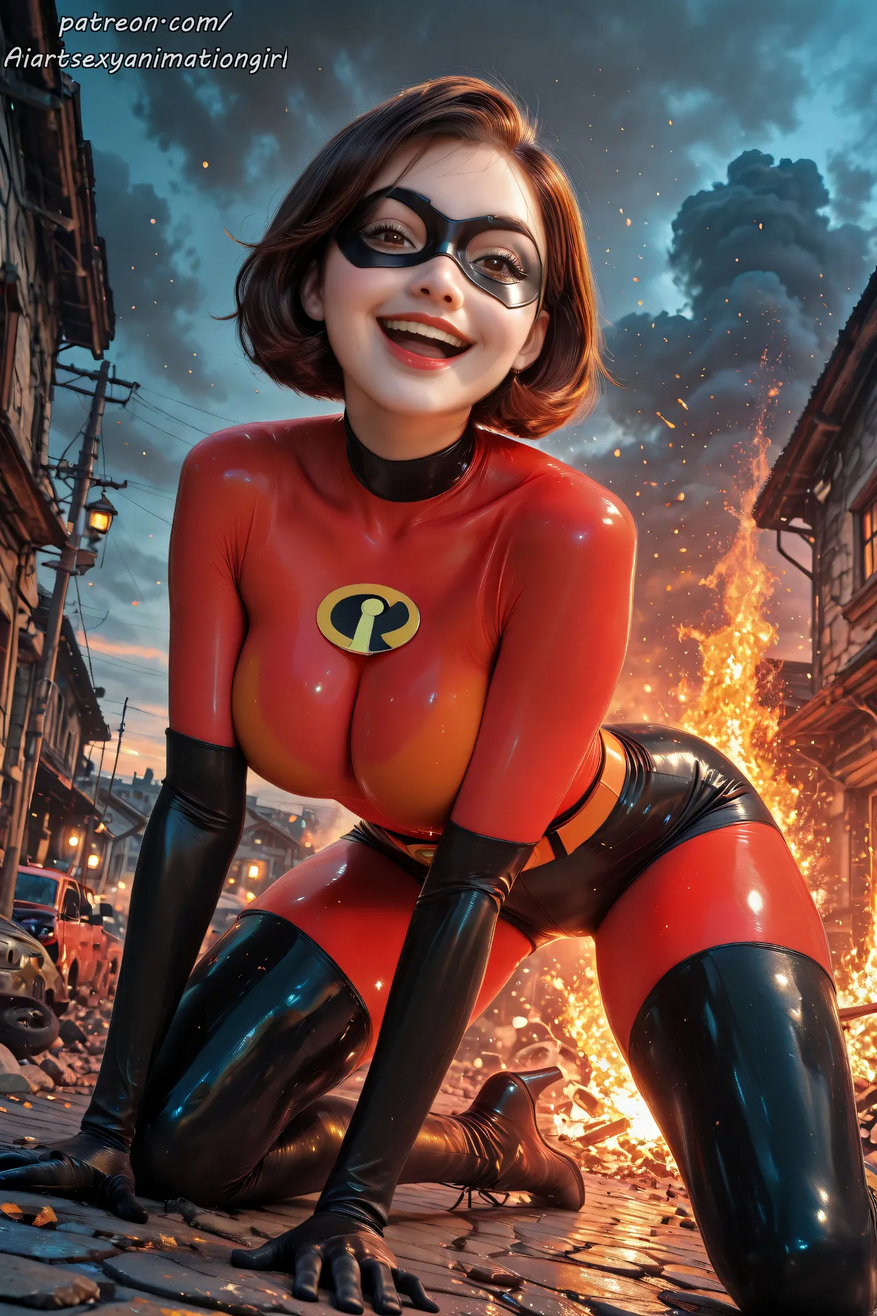 Patreon AiASAG 4K Elastigirl - Preview - Image 1