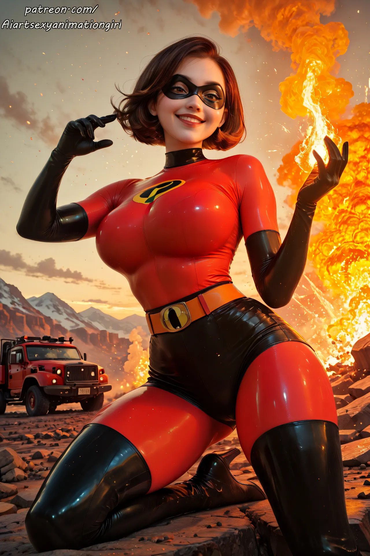 Patreon AiASAG 4K Elastigirl - Preview - Image 2