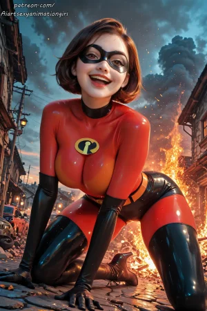 Patreon AiASAG 4K Elastigirl - Preview hentai gallery