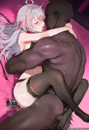 Patreon cMonster Alisa Mikhailovna Kujou Lingerie x BBC Gangbang - Page 245