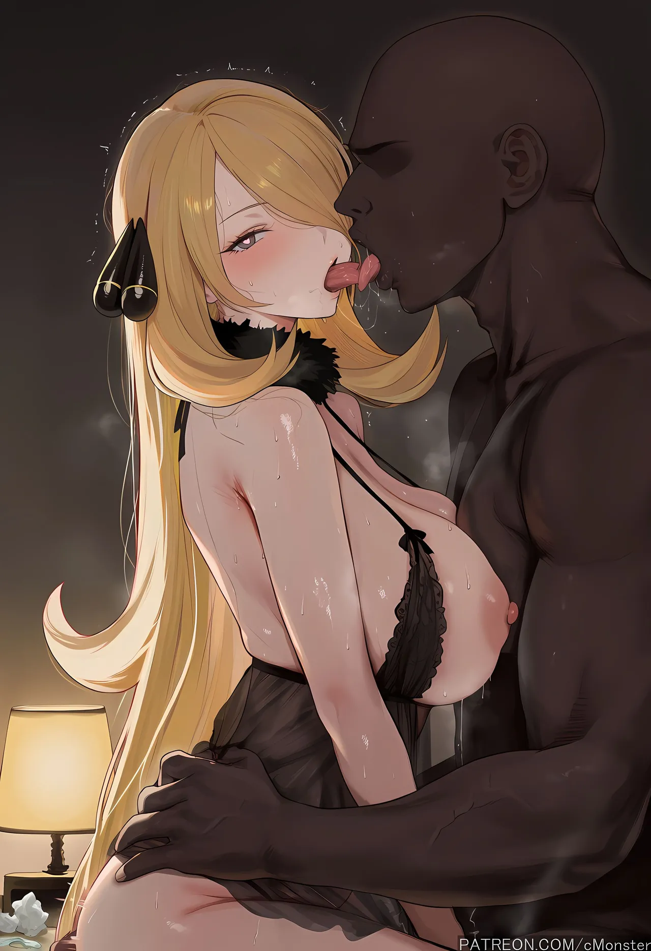 Patreon cMonster Cynthia Lingerie x BBC - Image 116