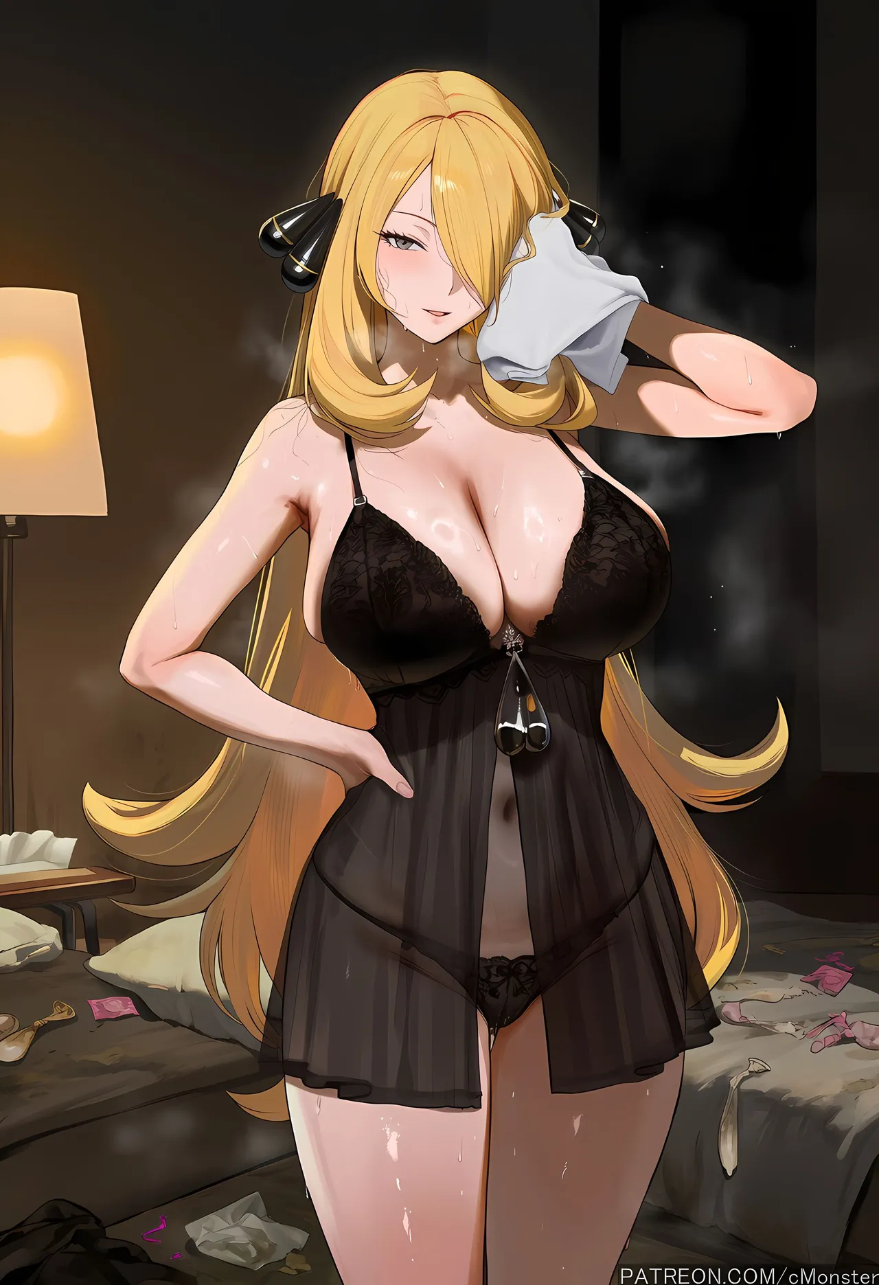 Patreon cMonster Cynthia Lingerie x BBC - Image 2