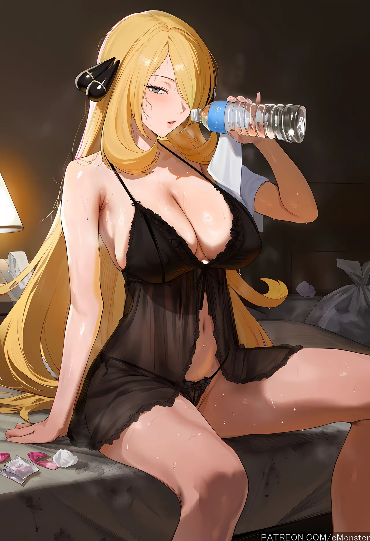 Patreon cMonster Cynthia Lingerie x BBC - Image 5