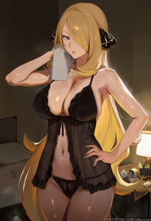 Patreon cMonster Cynthia Lingerie x BBC – BBC hentai