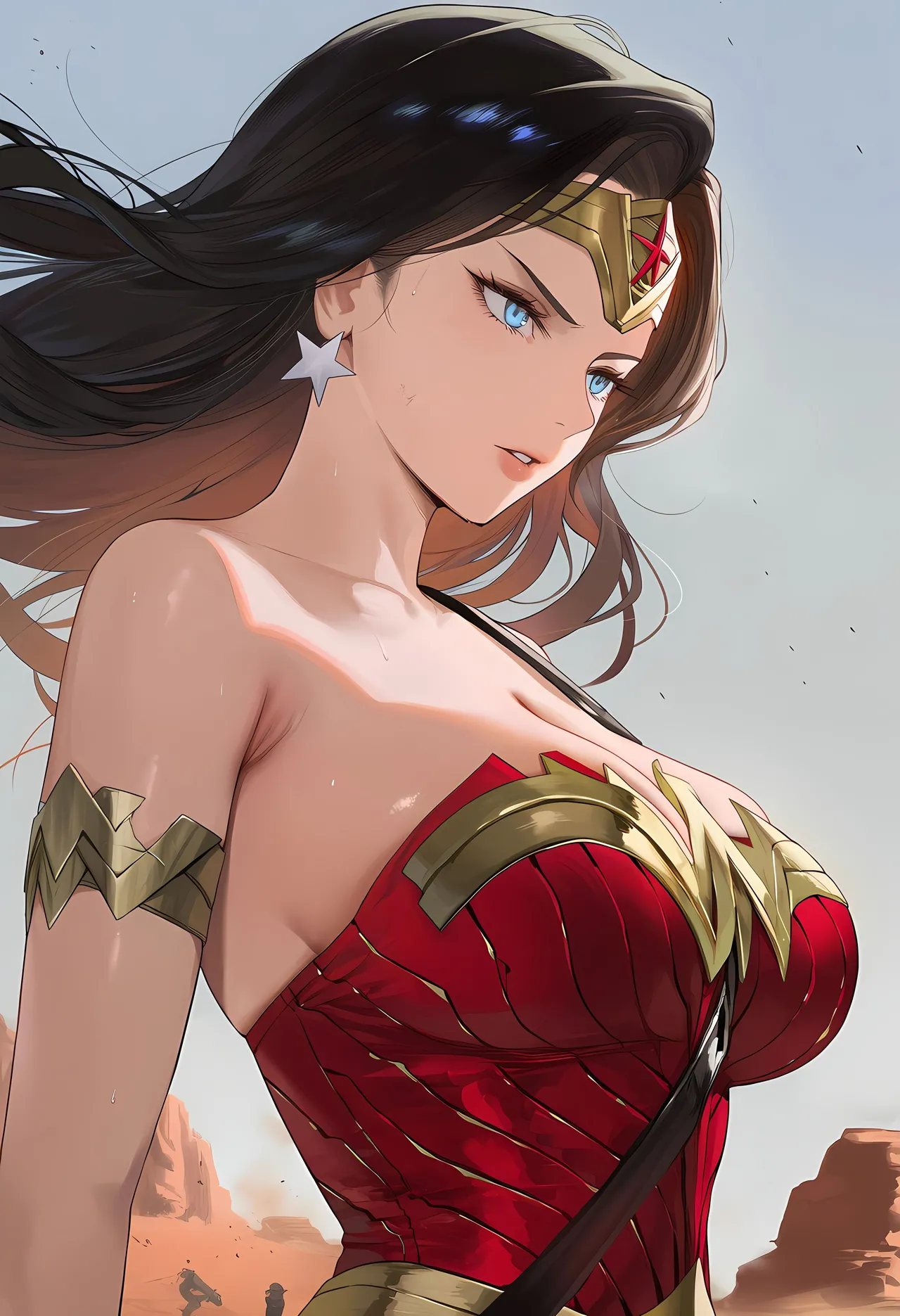 Patreon cMonster Wonder Woman x BBC Gangbang - Image 11