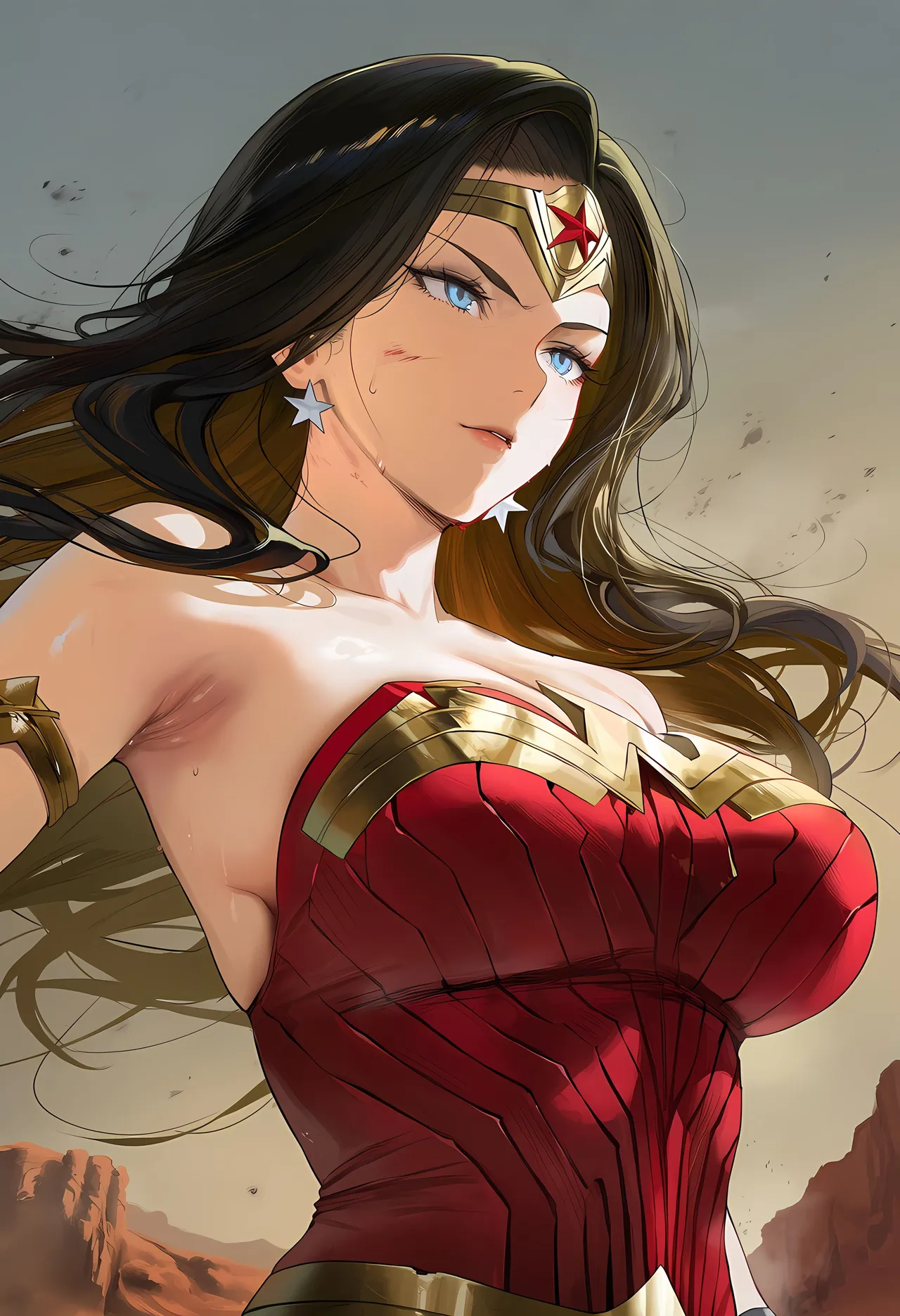 Patreon cMonster Wonder Woman x BBC Gangbang - Image 13