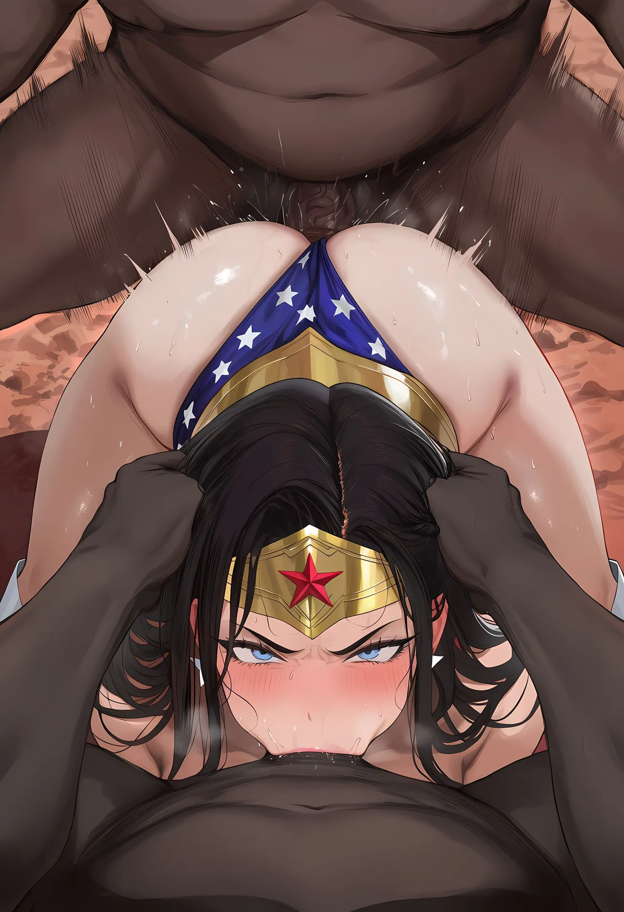 Patreon cMonster Wonder Woman x BBC Gangbang - Image 165