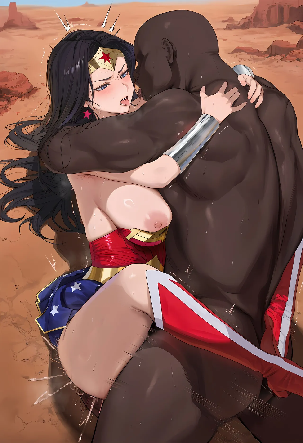 Patreon cMonster Wonder Woman x BBC Gangbang - Image 230