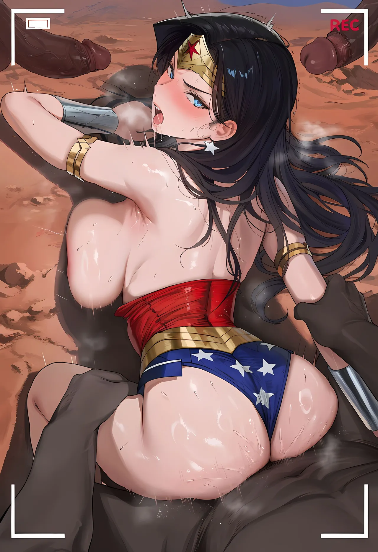 Patreon cMonster Wonder Woman x BBC Gangbang - Image 293
