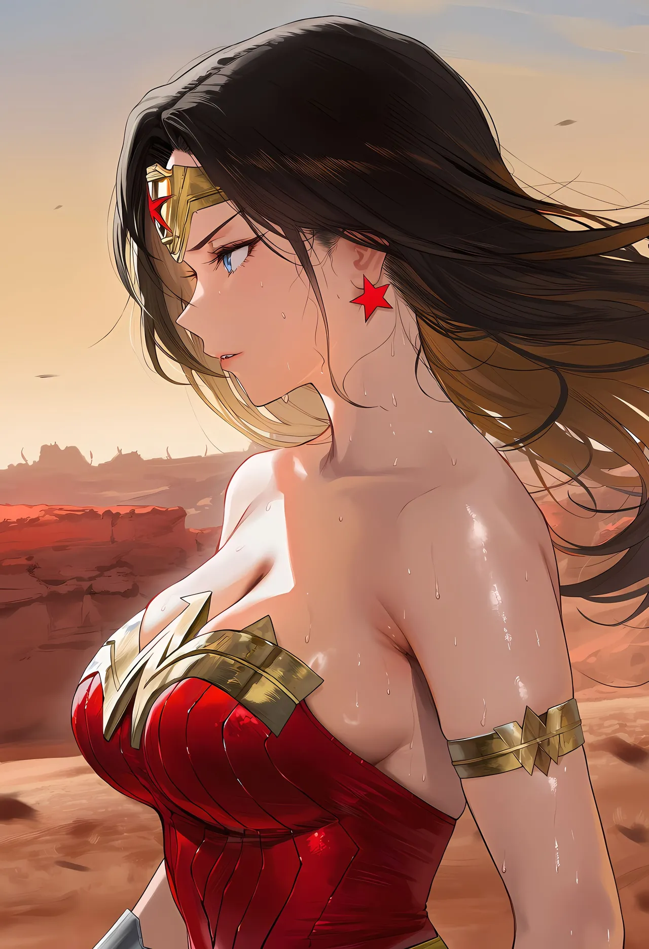 Patreon cMonster Wonder Woman x BBC Gangbang - Image 6
