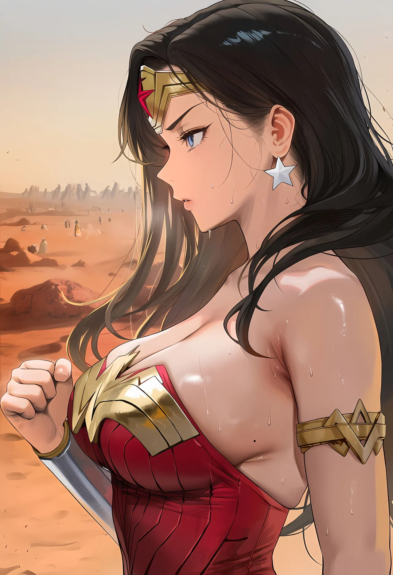 Patreon cMonster Wonder Woman x BBC Gangbang - Image 7