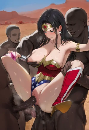 Patreon cMonster Wonder Woman x BBC Gangbang - Page 122