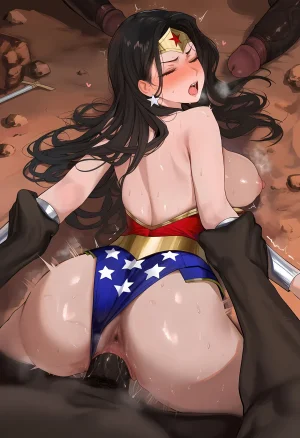 Patreon cMonster Wonder Woman x BBC Gangbang - Page 292