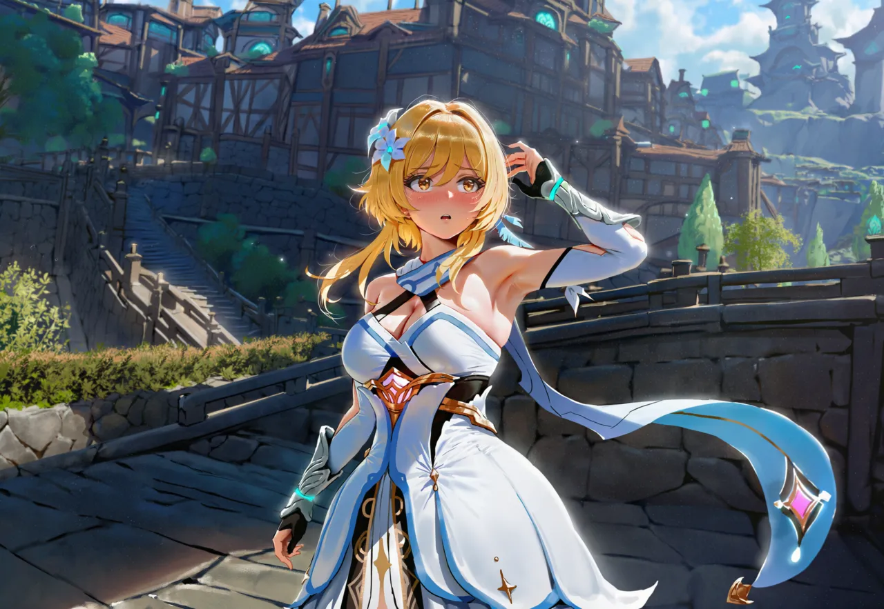 Patreon Holo Teyvat Super Idol Lumine English Uncensored - Image 103