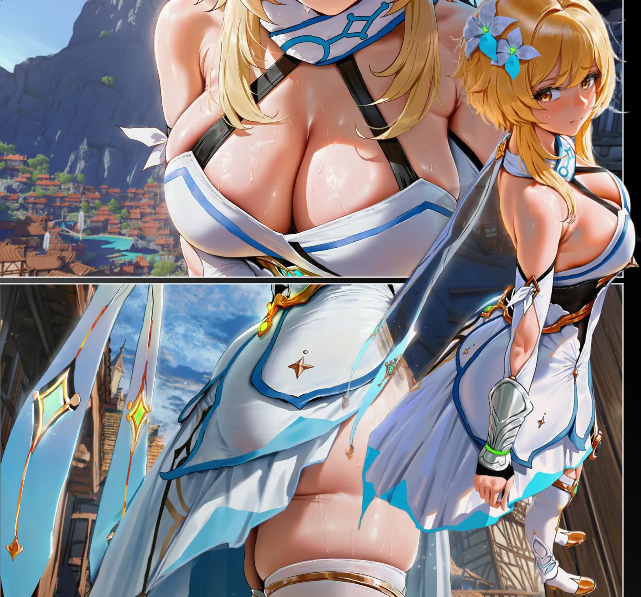 Patreon Holo Teyvat Super Idol Lumine English Uncensored - Image 108