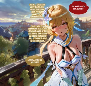 Patreon Holo Teyvat Super Idol Lumine English Uncensored - Page 6
