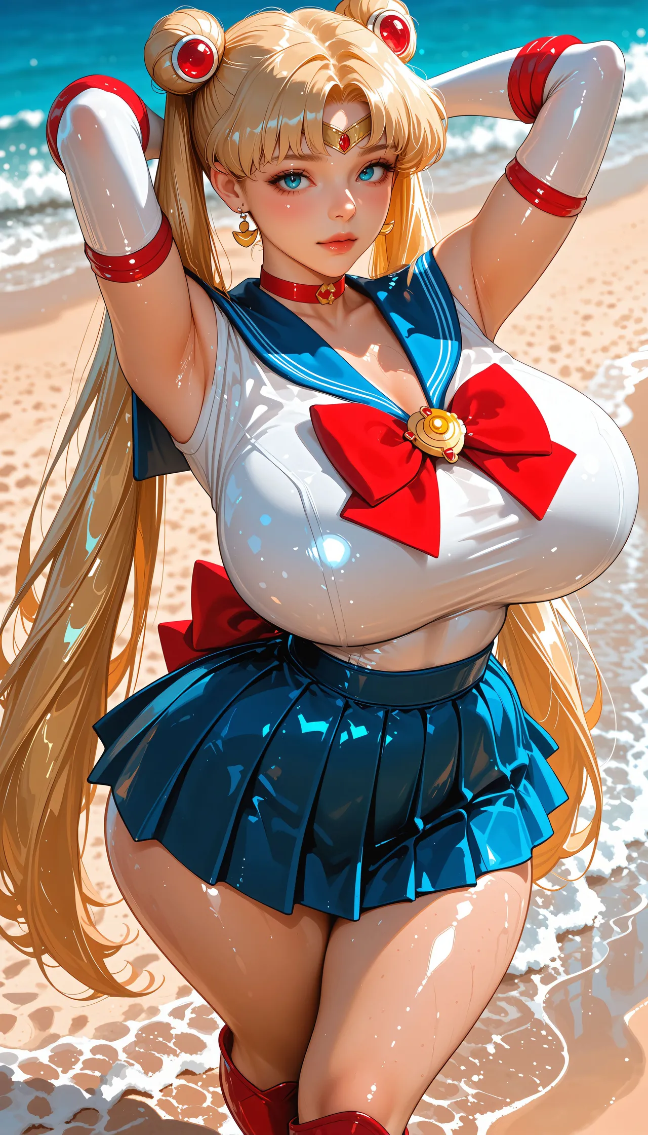 Patreon - Lora Art - Moon Princess Seduction Sailor Moon - Image 12