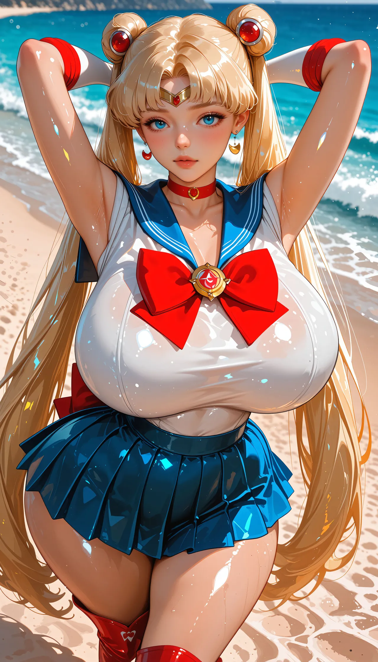 Patreon - Lora Art - Moon Princess Seduction Sailor Moon - Image 14