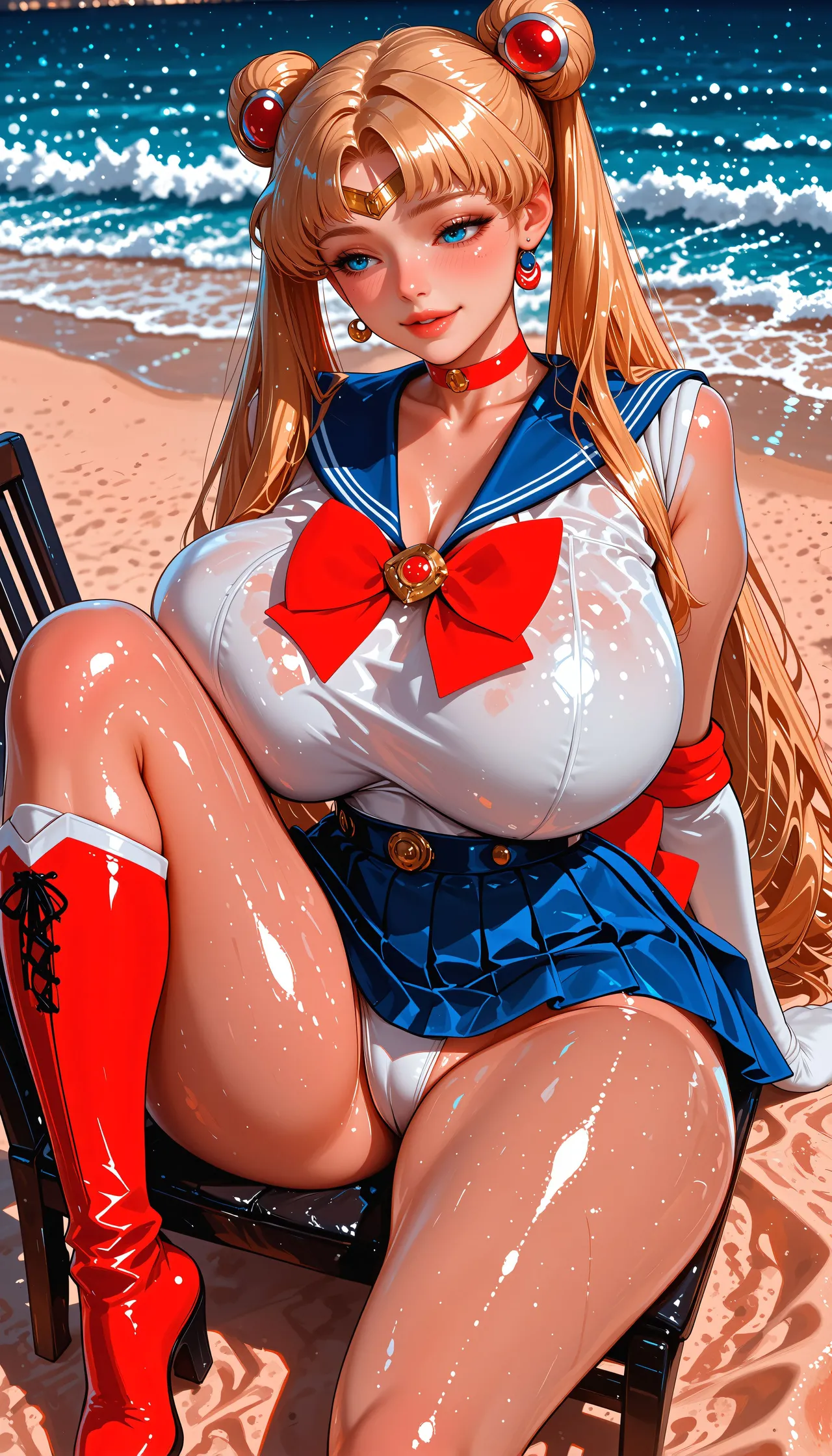 Patreon - Lora Art - Moon Princess Seduction Sailor Moon - Image 18