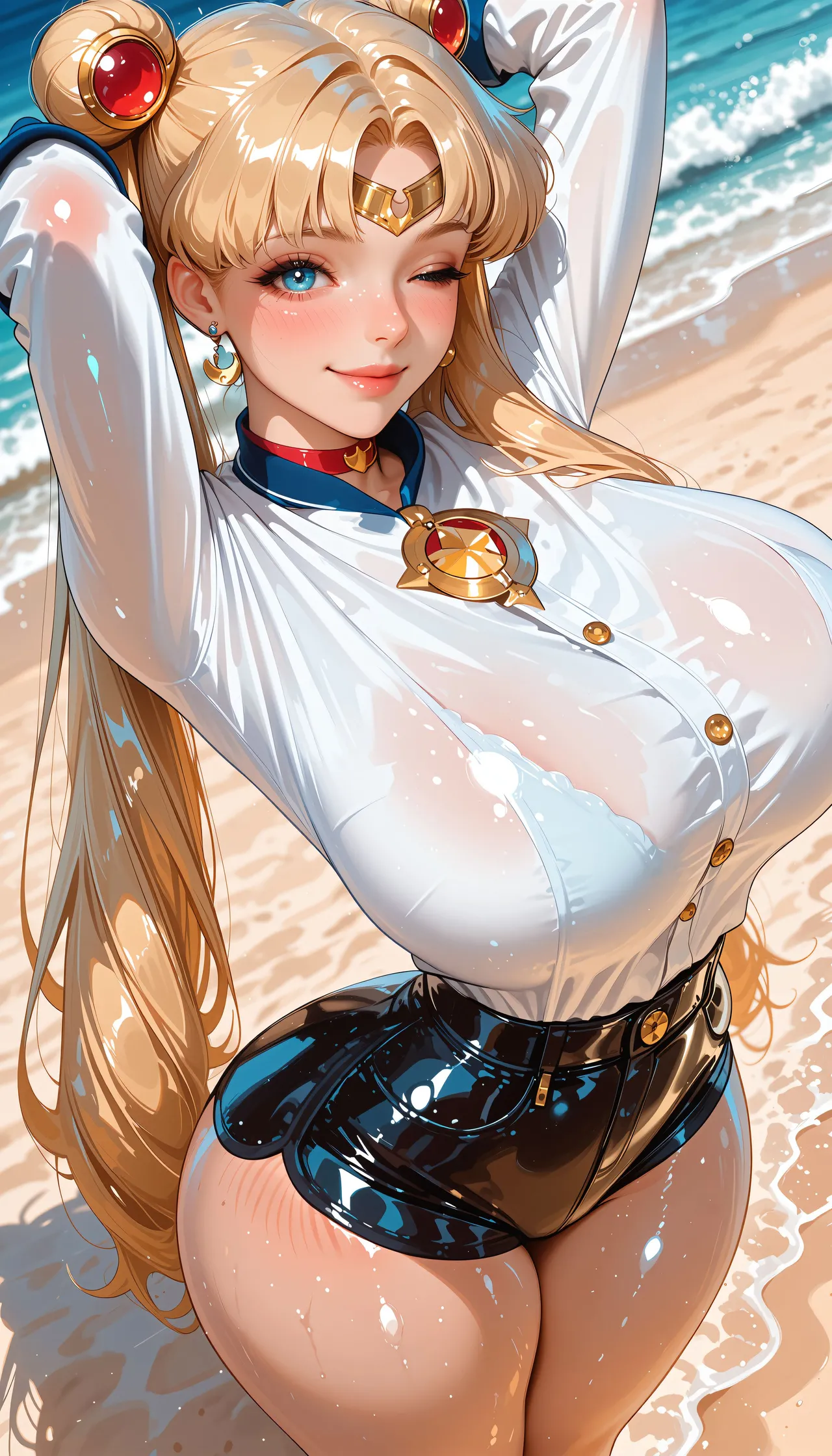 Patreon - Lora Art - Moon Princess Seduction Sailor Moon - Image 47