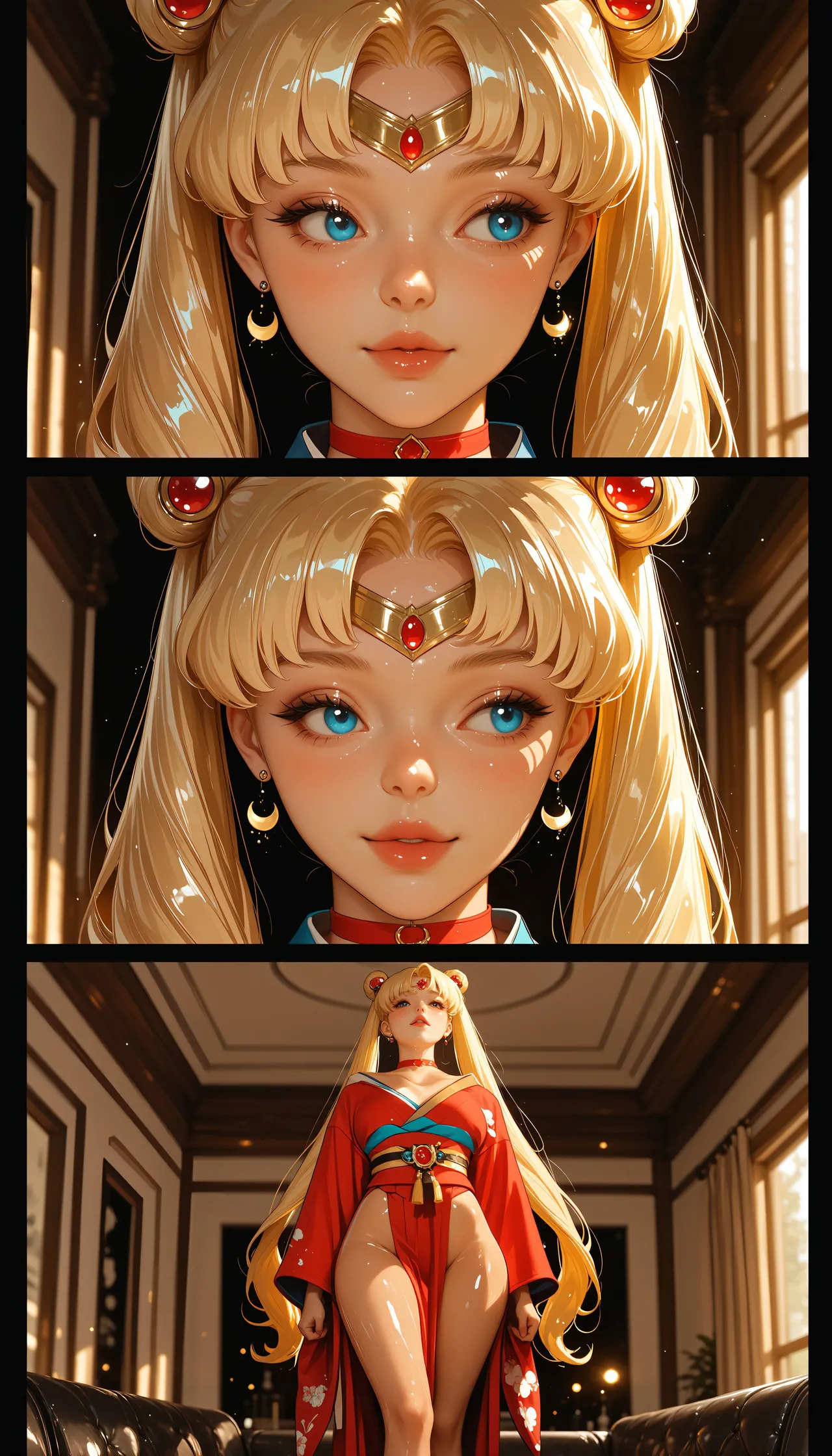 Patreon - Lora Art - Moon Princess Seduction Sailor Moon - Image 58