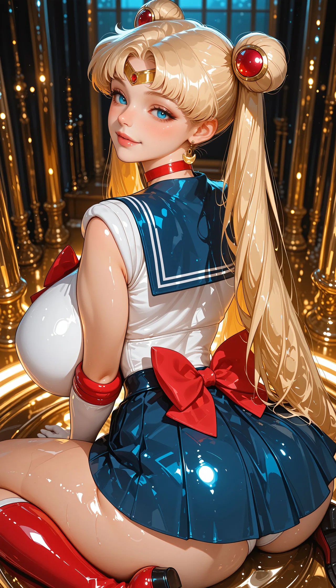 Patreon - Lora Art - Moon Princess Seduction Sailor Moon - Image 65