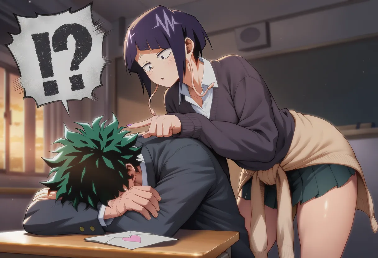 Patreon - SweetAi - Uraraka x Kyoka Jiro x Midoriya - Image 7
