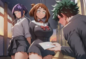 Patreon - SweetAi - Uraraka x Kyoka Jiro x Midoriya - Page 3