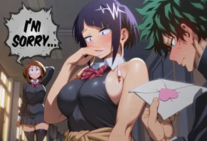 Patreon - SweetAi - Uraraka x Kyoka Jiro x Midoriya - Page 4