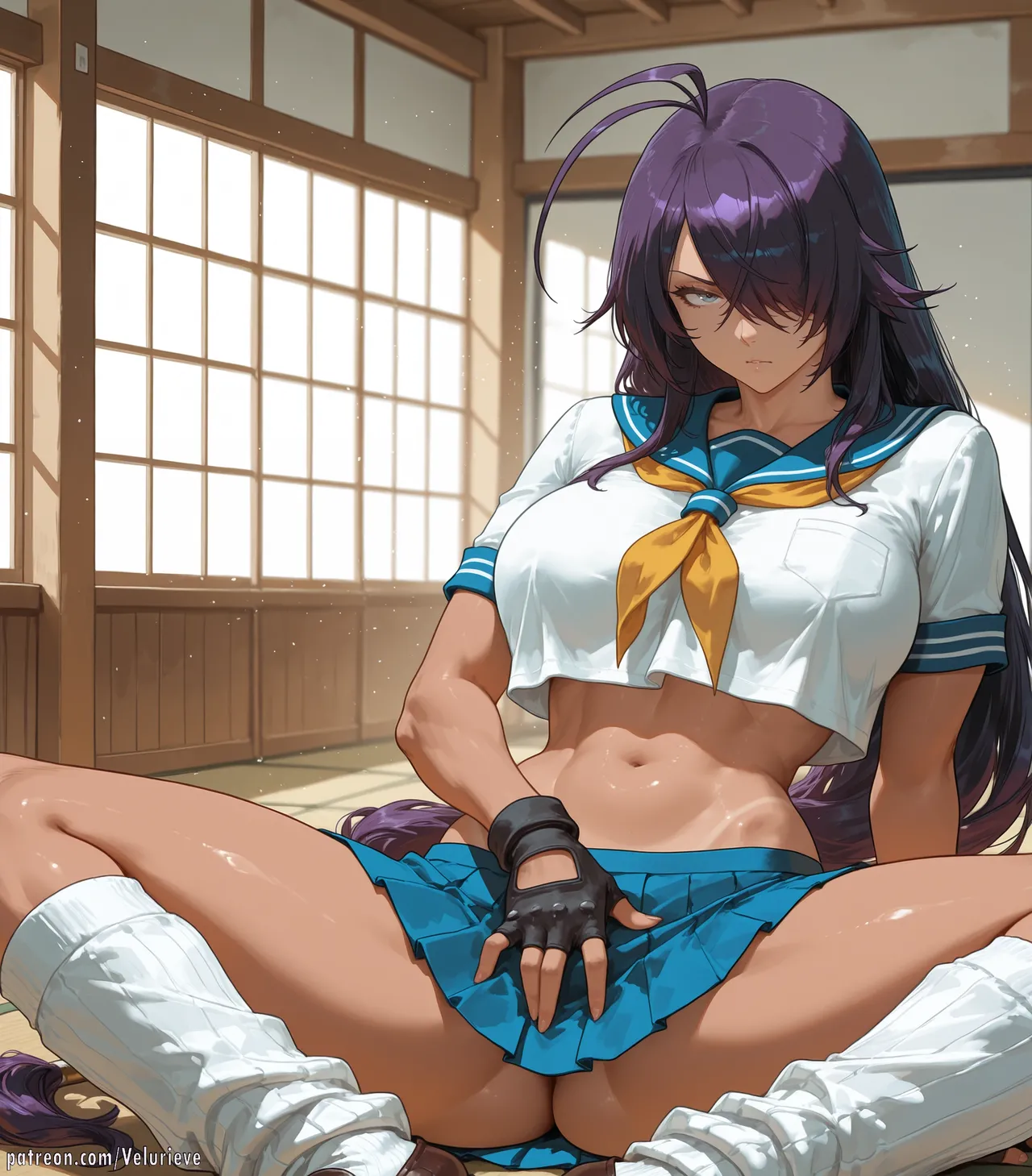 Patreon - Velurieve - Unchou Kanu - Default Outfit - Image 11