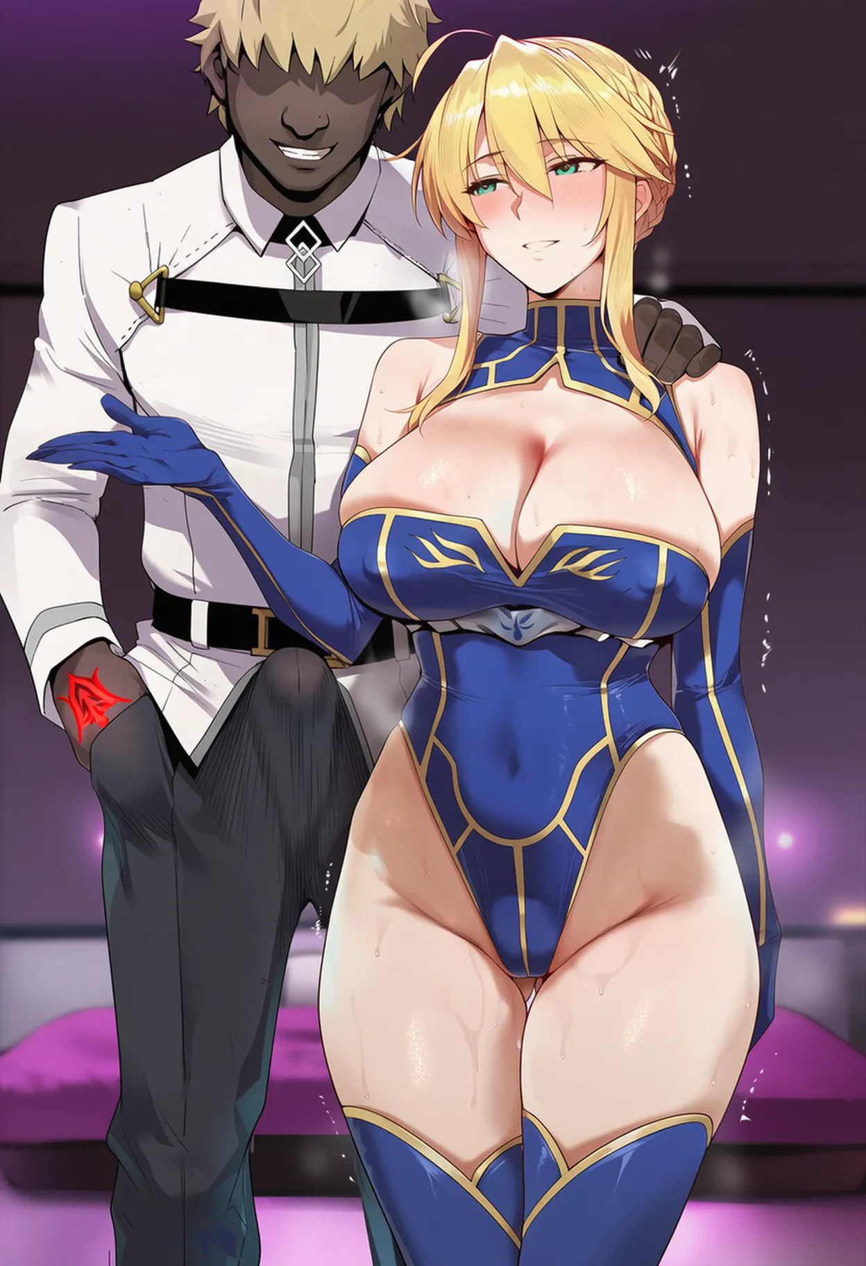 Patreon Yeeting Artoria Pendragon Morgan Le Fay x BBC NTR - Image 293