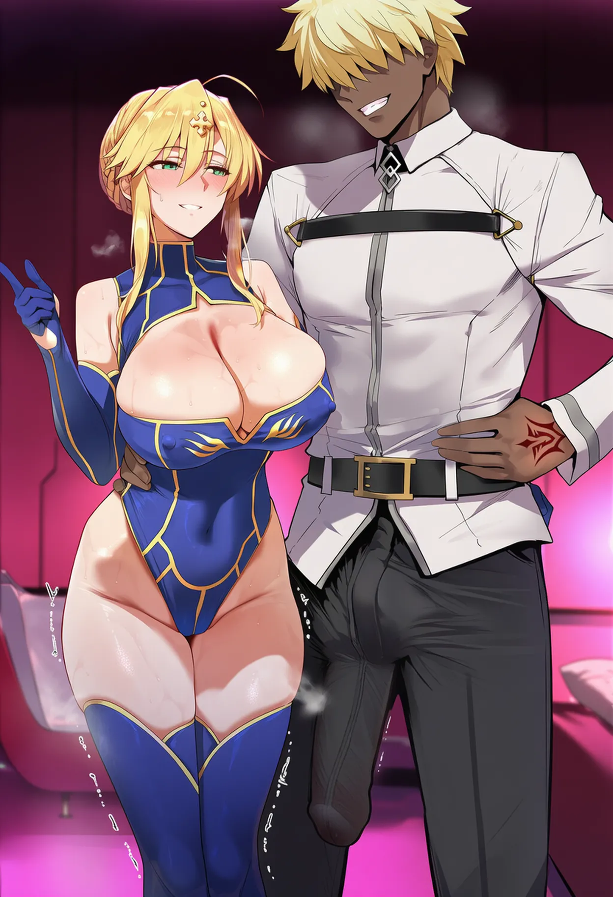 Patreon Yeeting Artoria Pendragon Morgan Le Fay x BBC NTR - Image 299