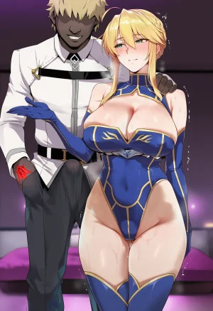 Patreon Yeeting Artoria Pendragon Morgan Le Fay x BBC NTR - Page 293