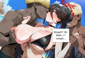 Patreon Yeeting Hasumi blue archiveswimsuit cutout bra x BBC - Page 10