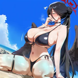 Patreon Yeeting Hasumi blue archiveswimsuit cutout bra x BBC - Page 177