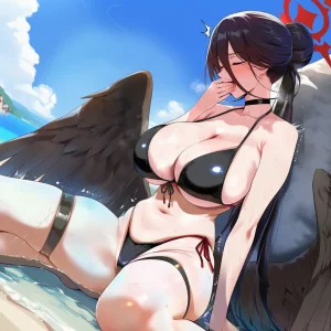 Patreon Yeeting Hasumi blue archiveswimsuit cutout bra x BBC - Page 178