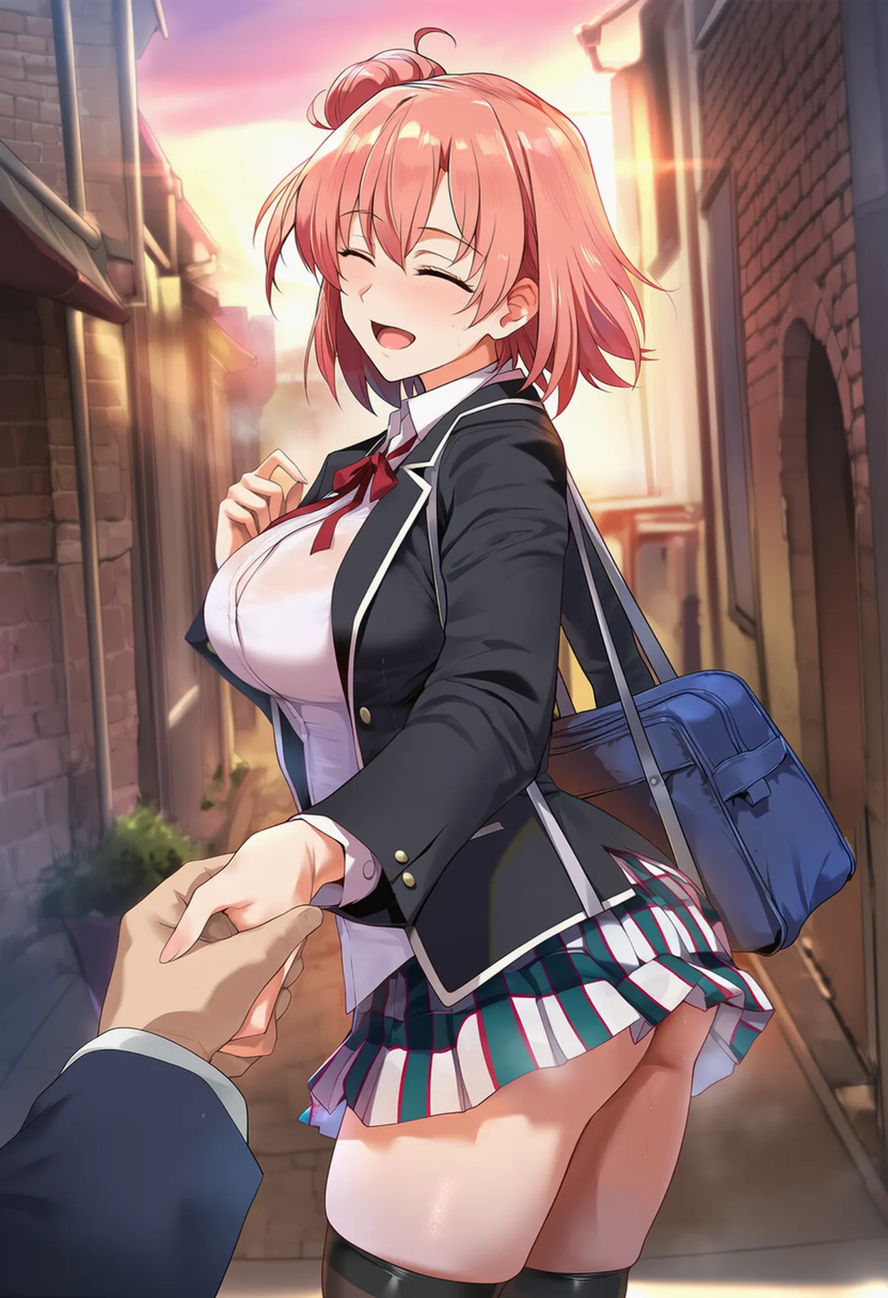 Patreon Yeeting Yui Yuigahama Mrs. Yuigahama x BBC NTR - Image 116