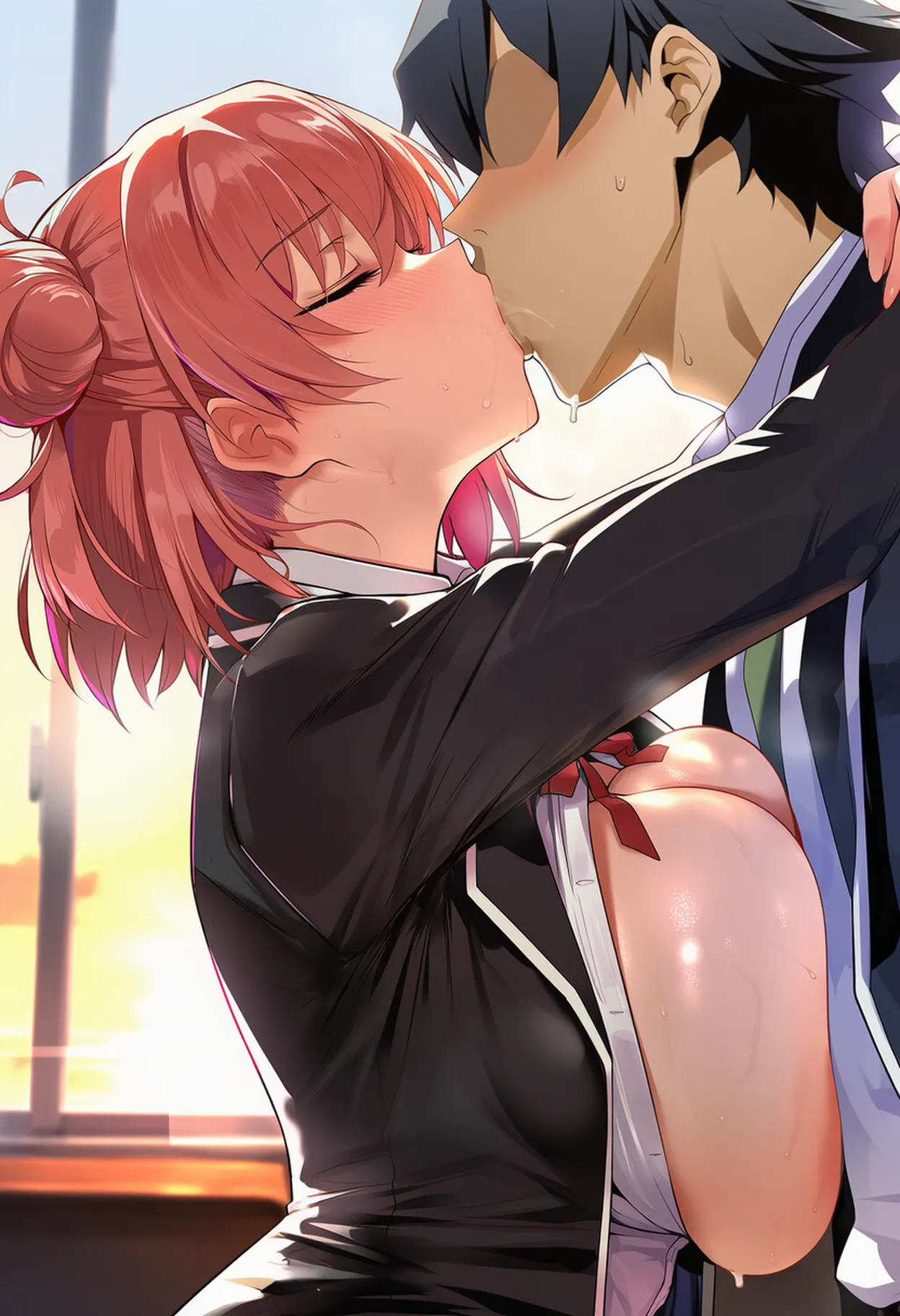 Patreon Yeeting Yui Yuigahama Mrs. Yuigahama x BBC NTR - Image 122