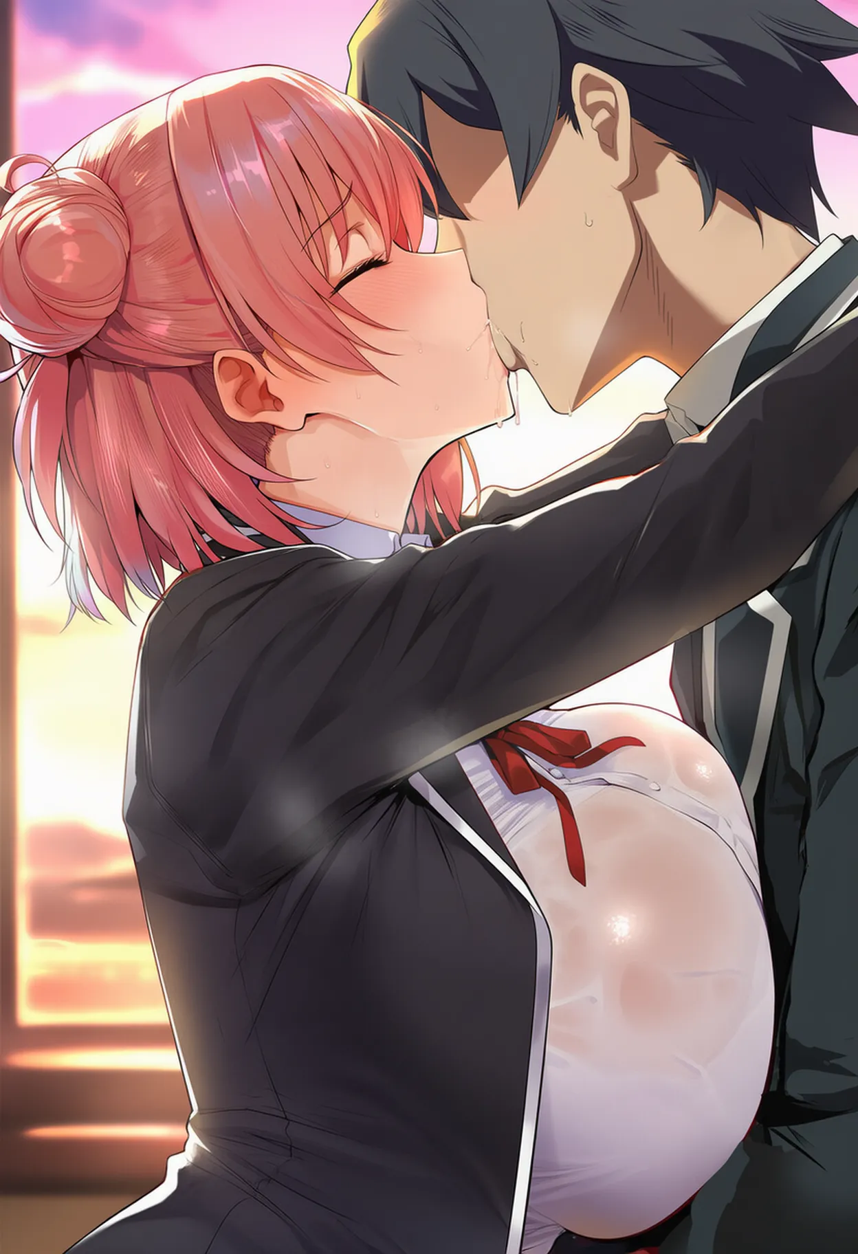 Patreon Yeeting Yui Yuigahama Mrs. Yuigahama x BBC NTR - Image 123