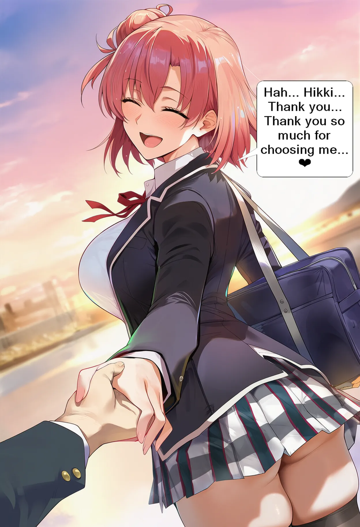 Patreon Yeeting Yui Yuigahama Mrs. Yuigahama x BBC NTR - Image 2