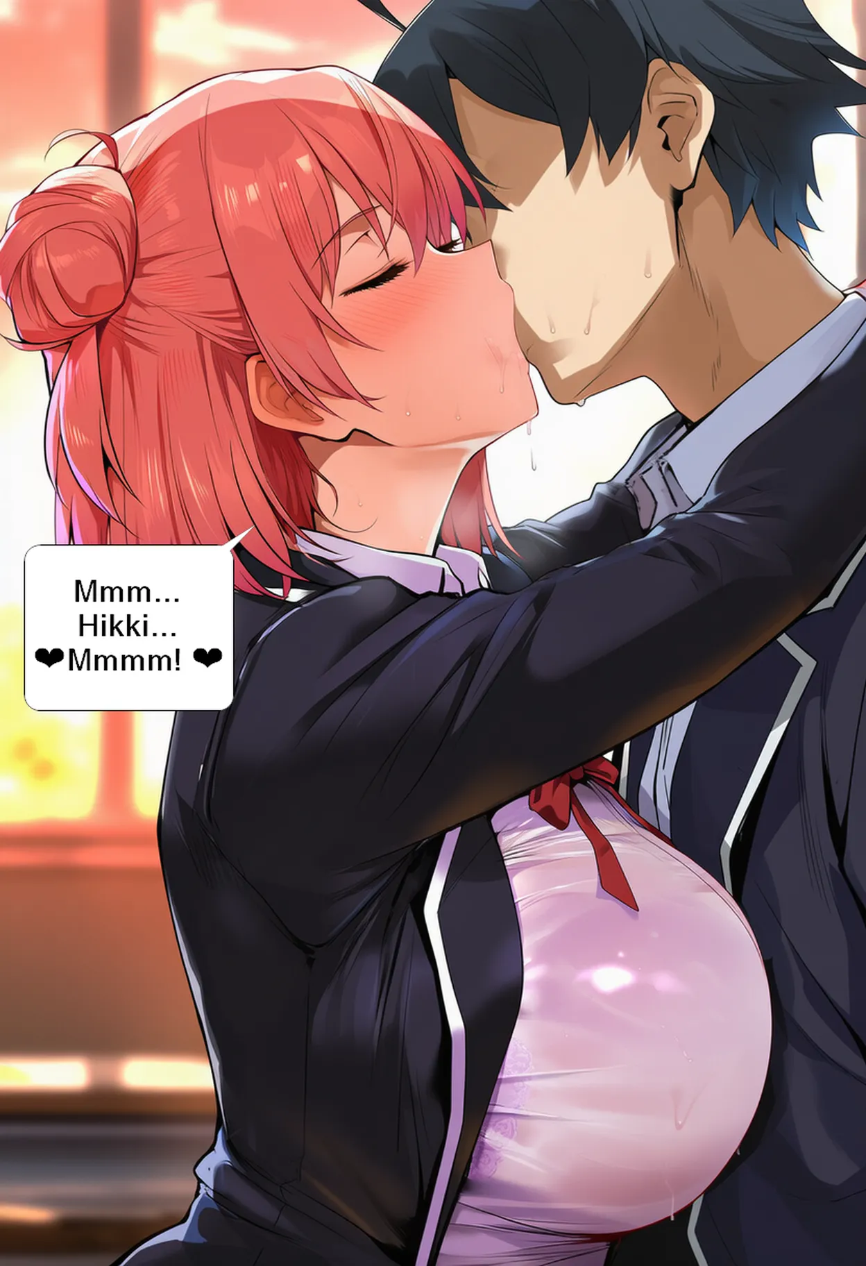 Patreon Yeeting Yui Yuigahama Mrs. Yuigahama x BBC NTR - Image 3