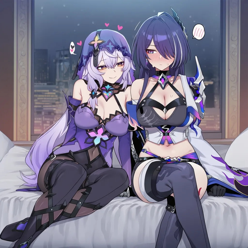 Patreon yourojisan Acheron x Black Swan Futa - Image 2